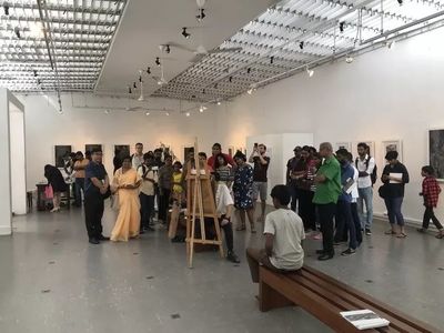 湖北省美术院艺术家在斯里兰卡开展文化交流